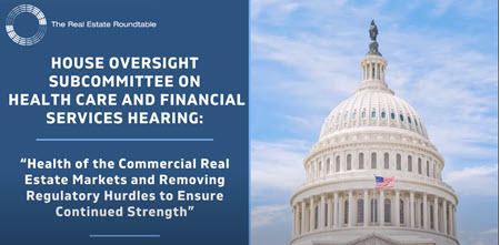 House Oversight Committe hearing included testimony from Roundtable President and CEO Jeffrey DeBoer
